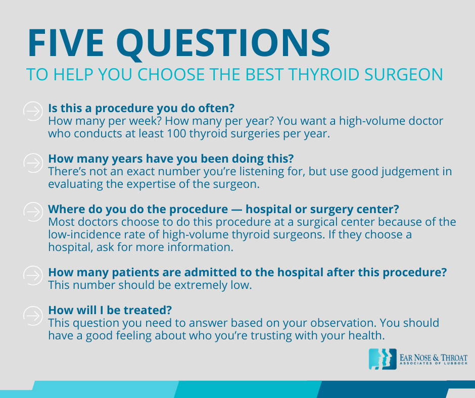 how to choose a thyroid surgeon