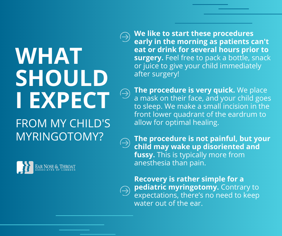 what to expect from pediatric myringotomy