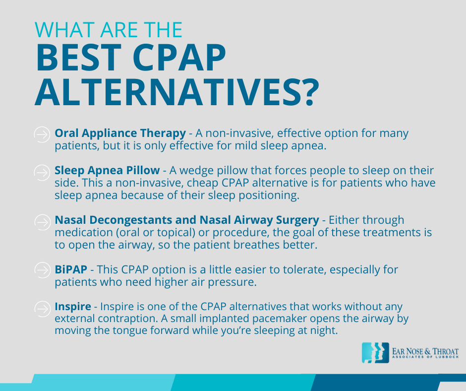 sleep apnea cpap alternatives