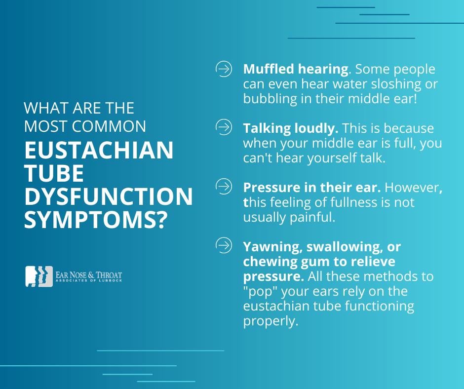 eustachian tube dysfunction symptoms