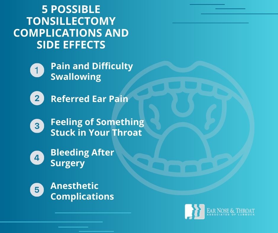 5 Tonsillectomy Complications (Plus Who's at Risk) Infographic