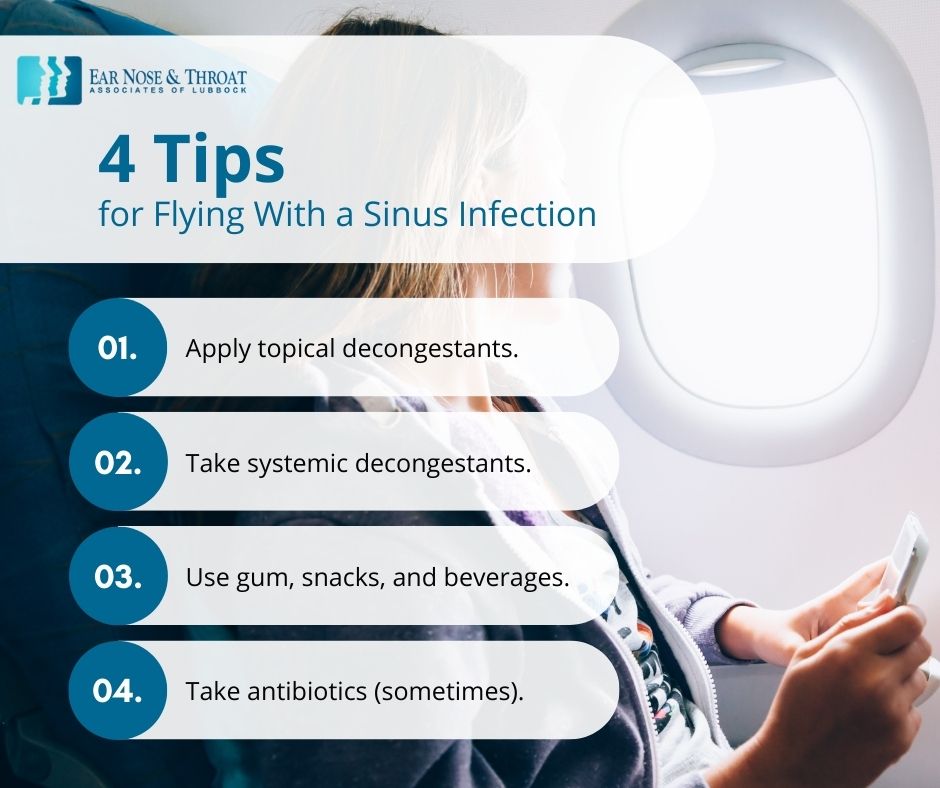 A Doctor Gives 4 Tips for Flying With a Sinus Infection Infographic