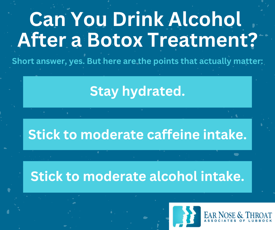 Infographic: Can You Drink After Botox, and if So, What Fluids?